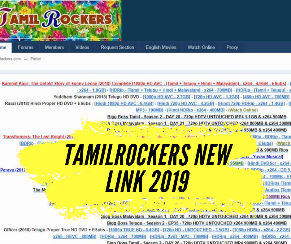 Tamilrockers official website discount 2021